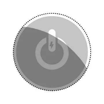 On off switch power Illustrazione stock