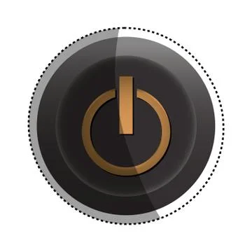 On off switch power Illustrazione stock