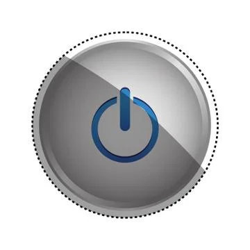 On off switch power Illustrazione stock