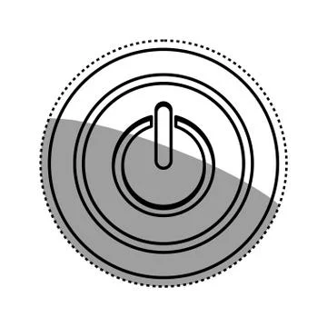 On off switch power Stock Illustration