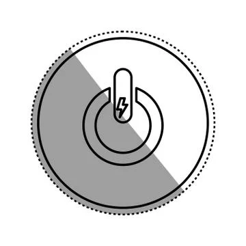 On off switch power Stock Illustration