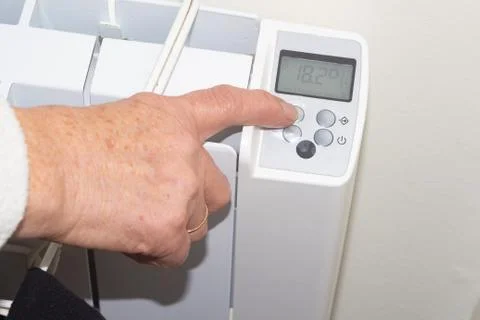 Switch the radiator Stock Photos