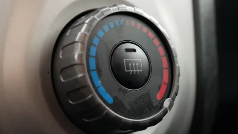 Switch off rear window heater Stock Footage 246031748