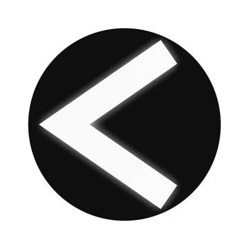 Switch signal for trams in Germany - Switch stand is to the left for max 15.. Stock Illustration