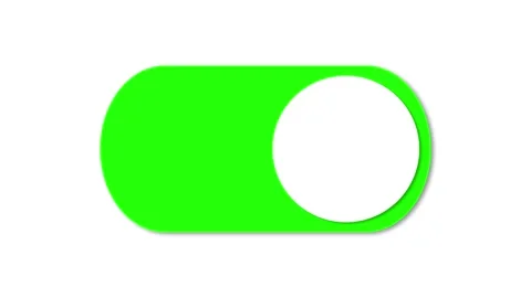 Switch slider animated looping 4K video. Stock Footage 308784052