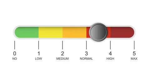 Switch slider icon in flat style. Volume control vector illustration on iso.. Stock Illustration