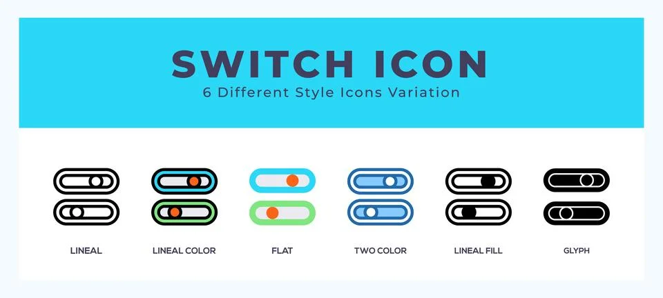 Switch symbol. logo. icon vector illustration. Illustrazione stock