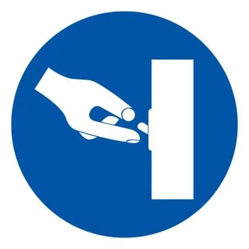 Switch ON Symbol Sign ,Vector Illustration, Isolate On White Background Label Stock Illustration