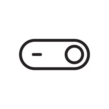 Switch thin line icon Stock Illustration