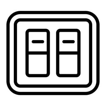 Switch Vector Icon Design Illustration Stock Illustration