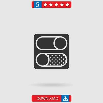 Switch vector icon Stock Illustration