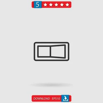 Switch vector icon Stock Illustration