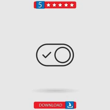 Switch vector icon Stock Illustration