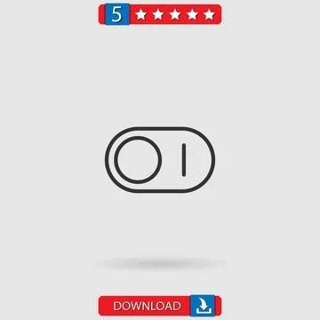 Switch vector icon Stock Illustration