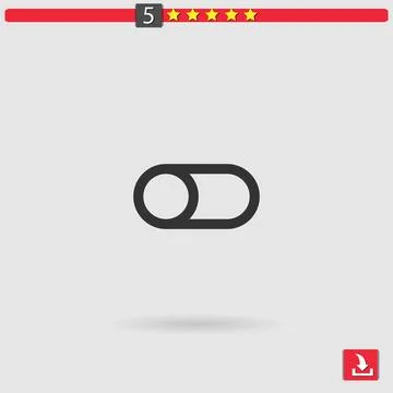 Switch vector icon Stock Illustration