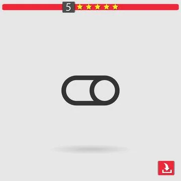 Switch vector icon Stock Illustration