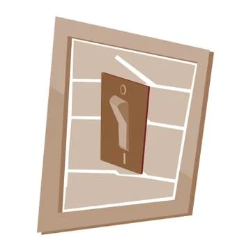 Switch Wall Frame Stock Illustration