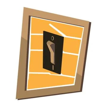 Switch Wall Frame Stock Illustration