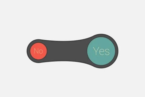 Switch yesno Stock Illustration