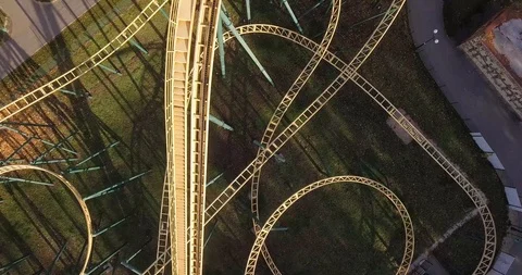 Switchback in Park Video stock 97890259