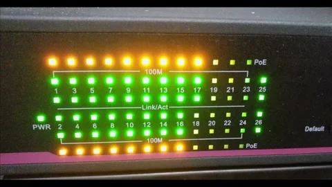 Switchboard panel Stock Footage 296342214