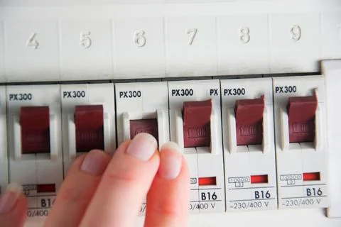 Switchboard Foto stock