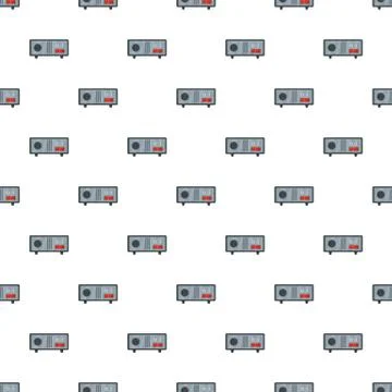 Switched equipment pattern seamless Illustrazione stock
