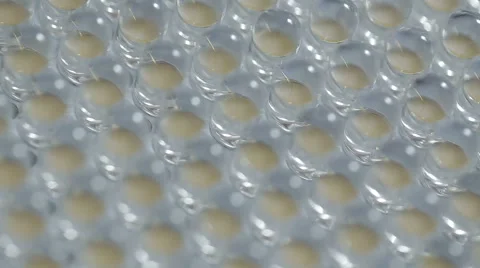 Switched off LED smd screen - close up macro Stock Footage 64936394