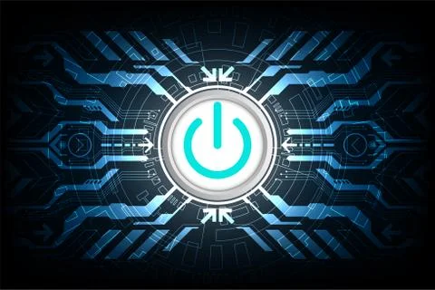 Switches used to open systems. Stock Illustration