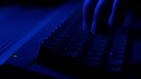 Switching on and using an old computer Stock-Footage 78140592