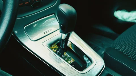Switching the Automatic Transmission Stick Stock Footage 63627835