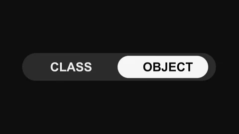 Switching Class to Object Mode Toggle Button Animation, Sleek UI Switch Design Stock Footage 311587881