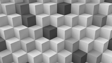 Switching cubes. Seamless loop Stock Footage 103449168