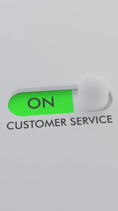 Switching on the CUSTOMER SERVICE switch Vertical Video Видео 302449581