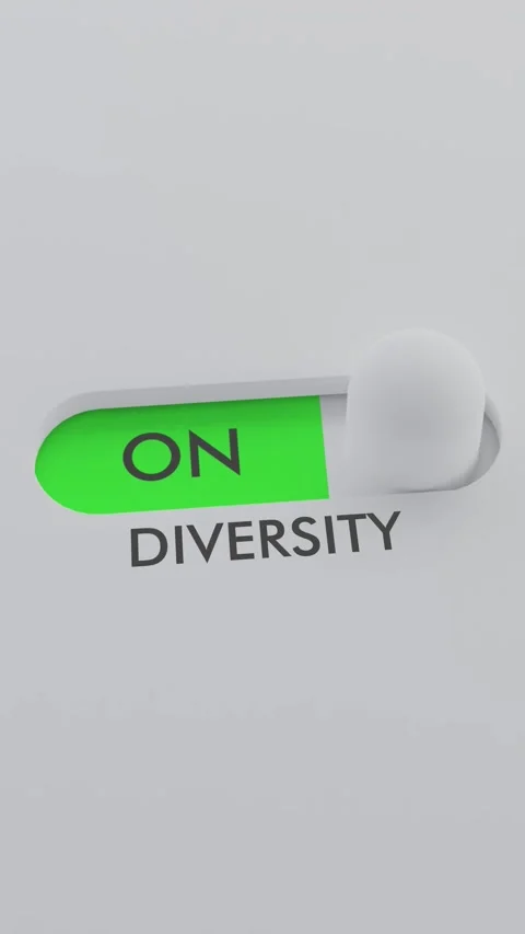 Switching on the DIVERSITY switch Vertical Video Stock Footage 302449485