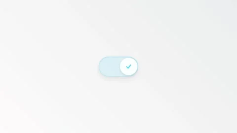 Switching Elements Casting Gentle Shadow in Minimal White Setting Stock Footage 347962366
