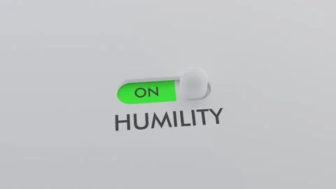 Switching on the HUMILITY switch Stock Footage 256969116