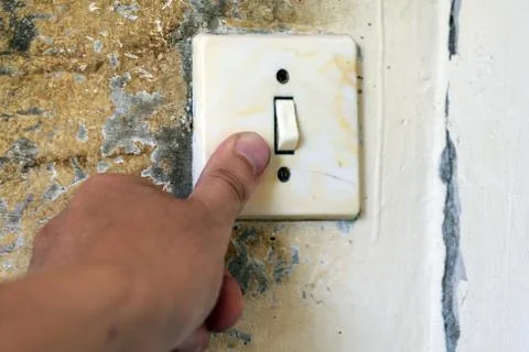 Switching Light On 写真素材