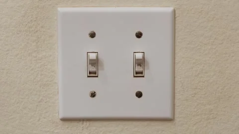 Switching Off Lights Stock Footage 322190812
