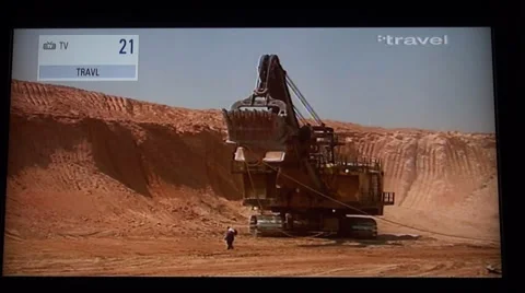 Switching programs of the TV 스톡 동영상 1124229