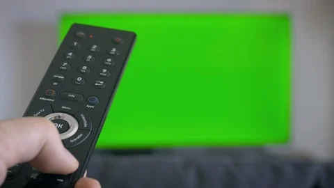 Switching Tv Program, Green Screen with Smooth Slider Movement Video stock 112775065