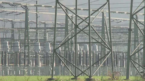 Switchyard Laufenburg 1 Stock Footage 1038011