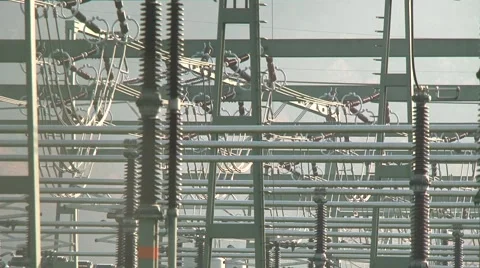 Switchyard Laufenburg 10 Stock Footage 1038639