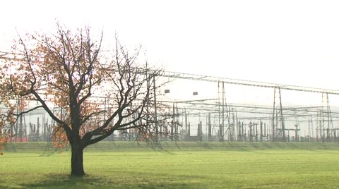 Switchyard Laufenburg 13 Stock Footage 1038748