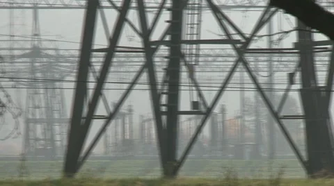 Switchyard Laufenburg 2 Stock Footage 1038020