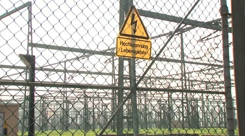 Switchyard Laufenburg 5 Stock Footage 1038046