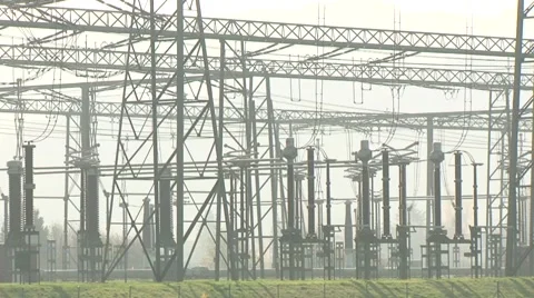 Switchyard Laufenburg 6 库存影片 1038565