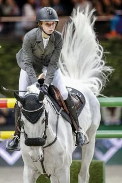 Switzerland Equestrian Csi World Cup - Jan 2016 Stock Photos