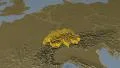 Switzerland extruded. Bumps. 4k or 4k+ Resolution