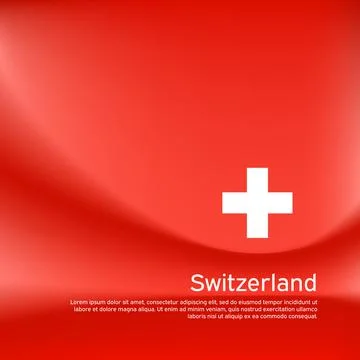 Switzerland flag background. Blurred pattern in the colors of the swiss flag Stock-Illustration